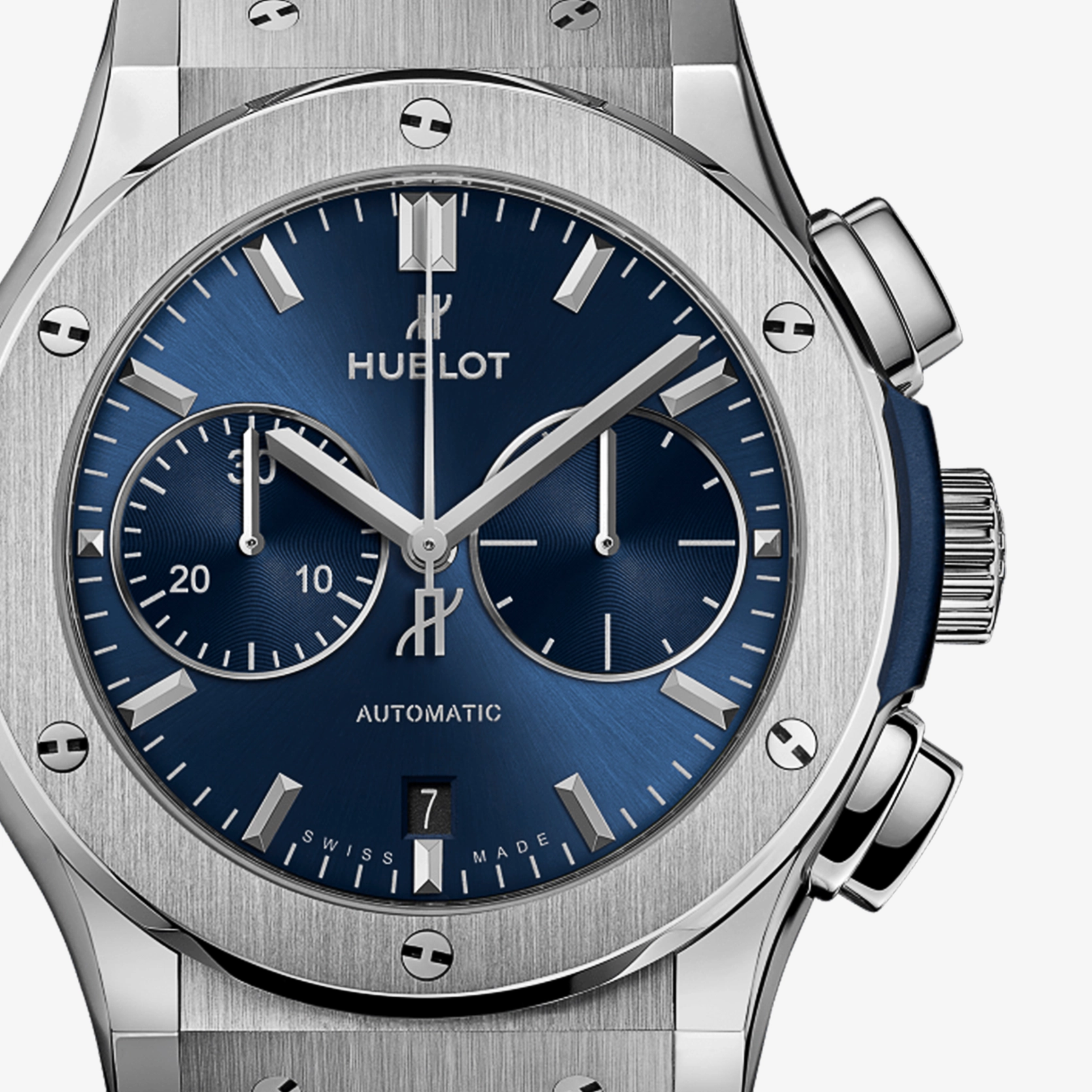 Classic Fusion Chronograph Titanium Blue