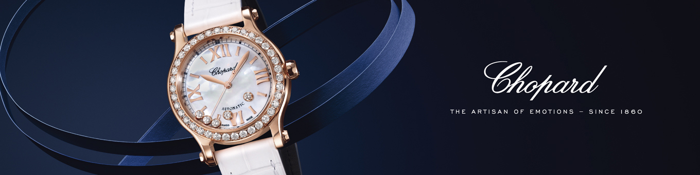 Chopard Happy Sport Kollektionsbanner Chopard Happy Sport Kollektionsbanner