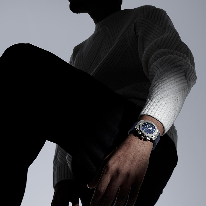 Classic Fusion Chronograph Titanium Blue