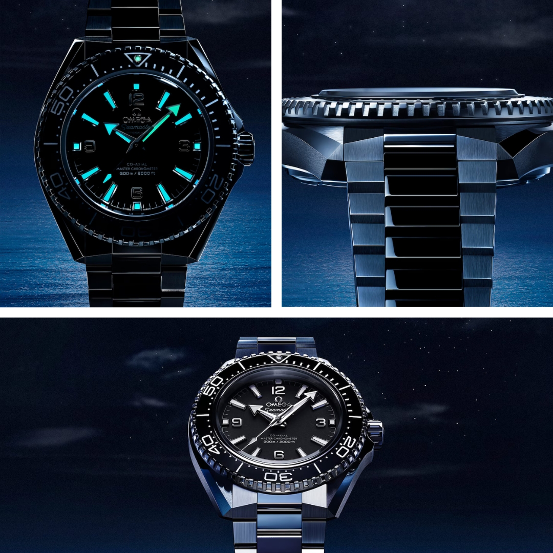 OMEGA Seamaster Planet Ocean 600M schwarz