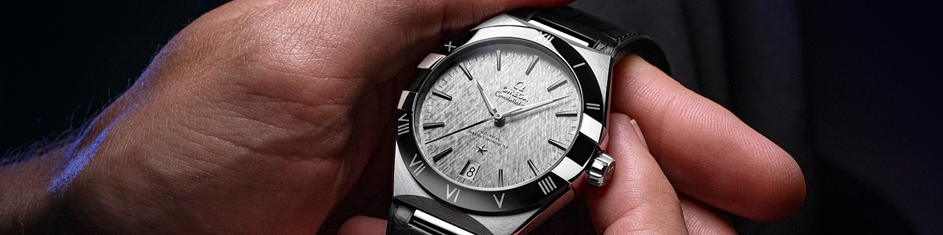 Omega Constellation Kollektionsbanner Omega Constellation Kollektionsbanner