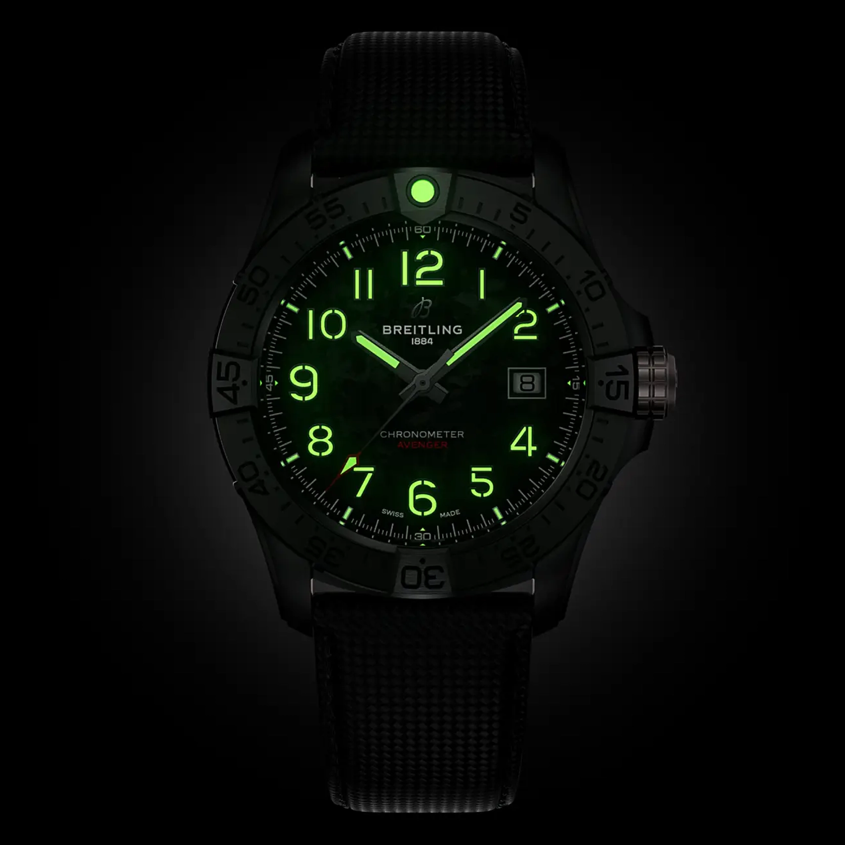 Breitling Avenger Automatic 42 Night Mission S17328101B1X1 by night