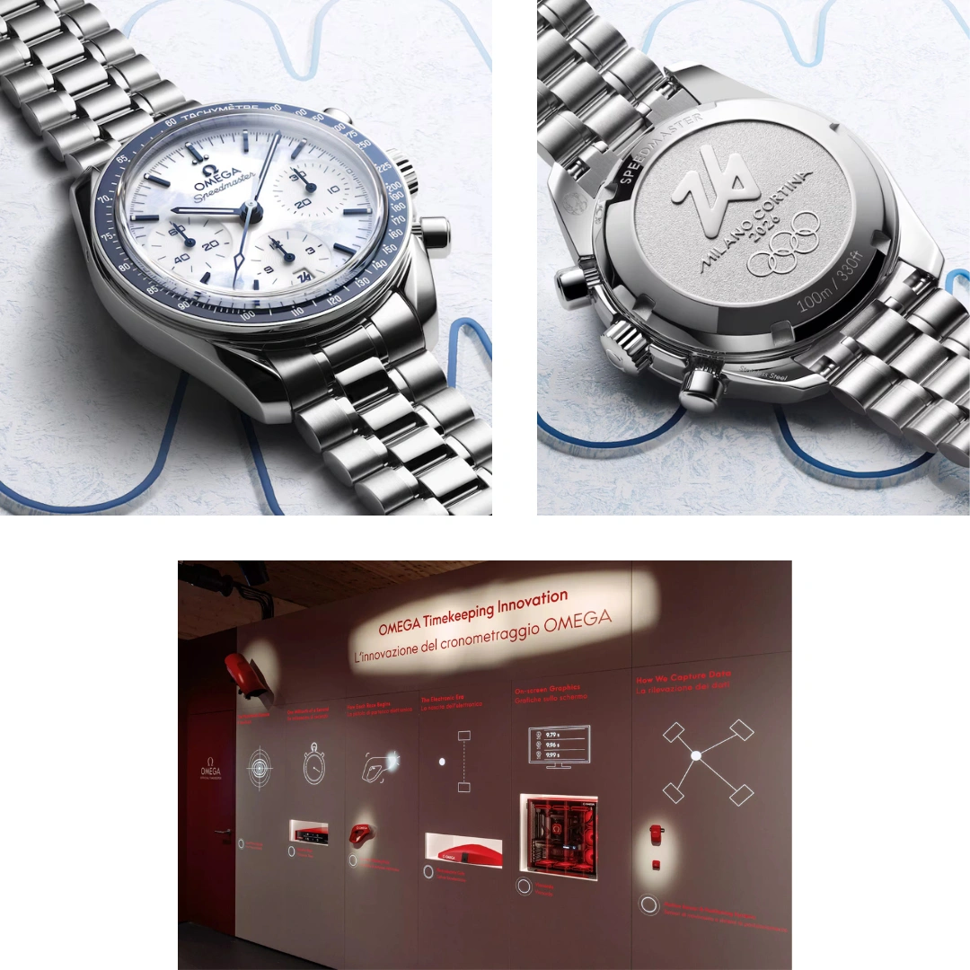 OMEGA Speedmaster 38 mm Milano Cortina 2026