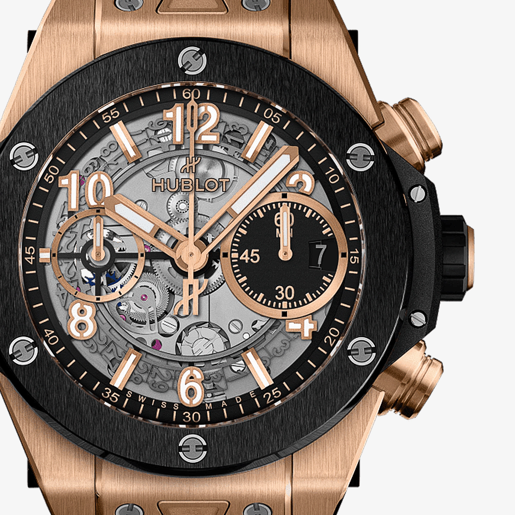 Big Bang Unico King Gold Ceramic