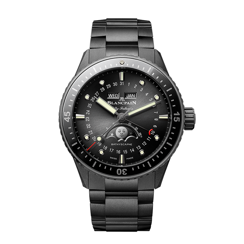 Blancpain Fifty Fathoms Bathyscaphe Quantieme Complet Phases de Lune 5054 0130 01S