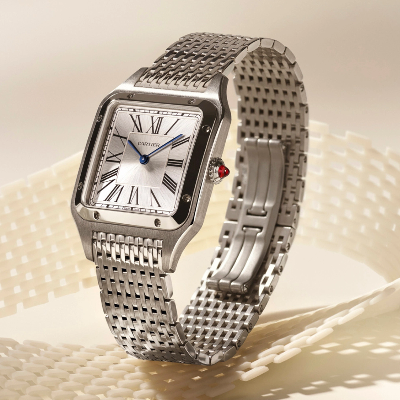 Cartier Santos Platinuhr