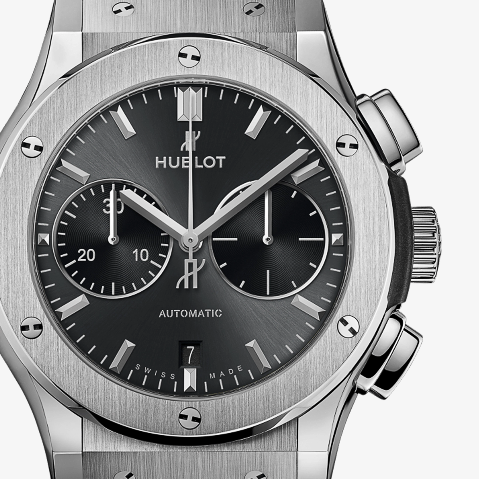 Classic Fusion Racing Grey Chronograph Titanium