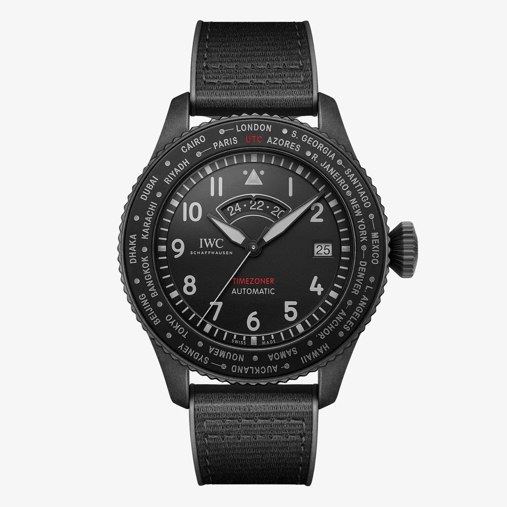 Pilot's Watch Timezoner TOP GUN Ceratanium