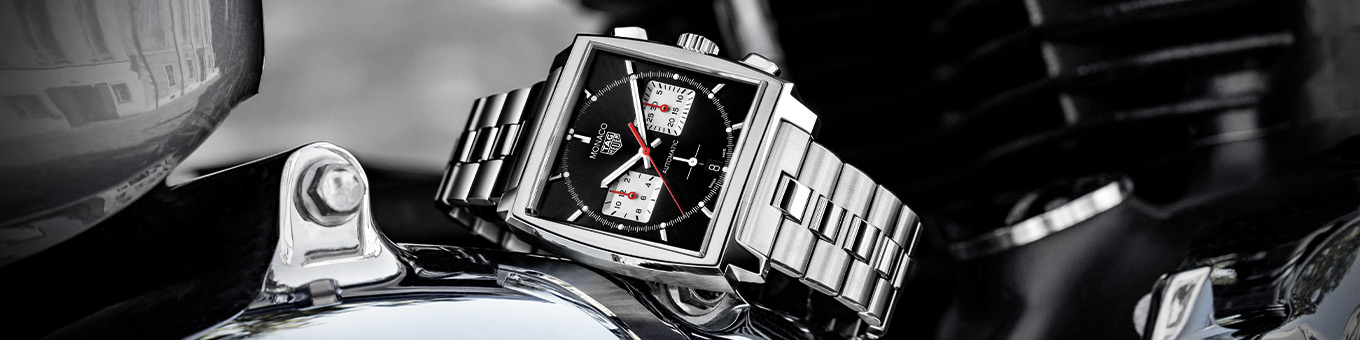 Tag Heuer Monaco Kollektion Banner Drubba Tag Heuer Monaco Kollektion Banner Drubba