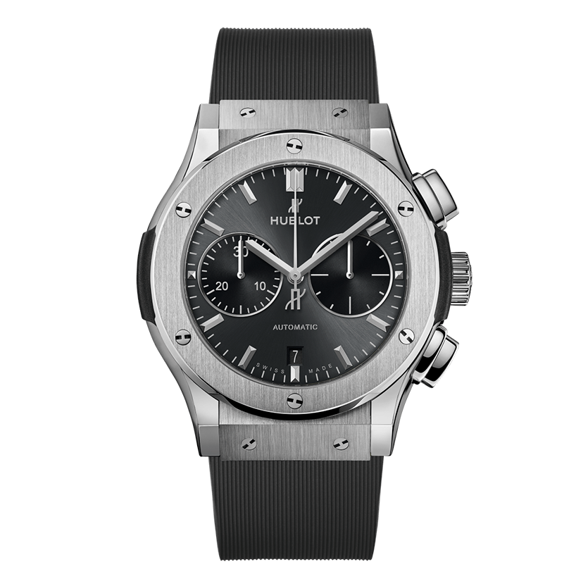 Classic Fusion Racing Grey Chronograph Titanium